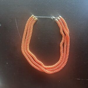 Coral 🪸 Multi-Strand Necklace
